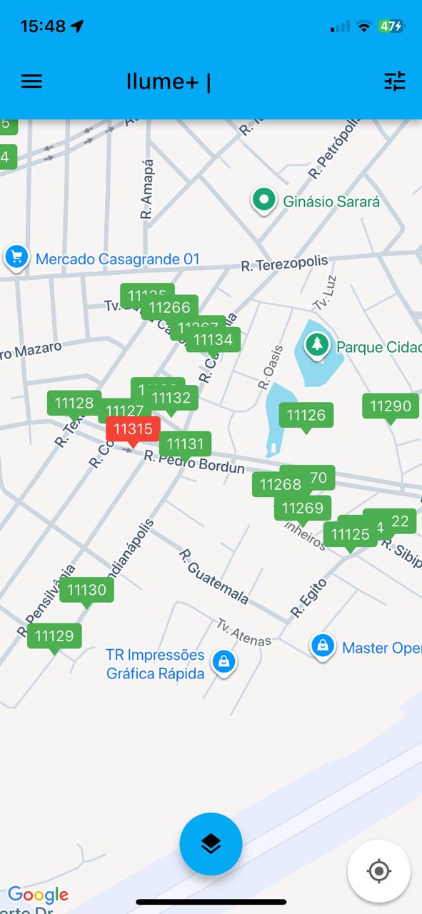 Mapa Interativo de Chamados